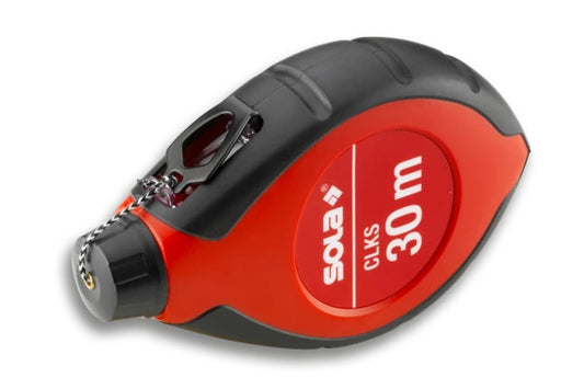 Set aparat de trasat cu sfoară cu creta rosie CLKS, 30m + 230g - Sola-66114142
