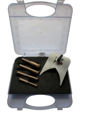 Set carote diamantata pt. gresie portelanata & piatra - diam. 6, 8, 10, 14mm - cu ceara- Super Premium - DXDH.80409.Satz6-14