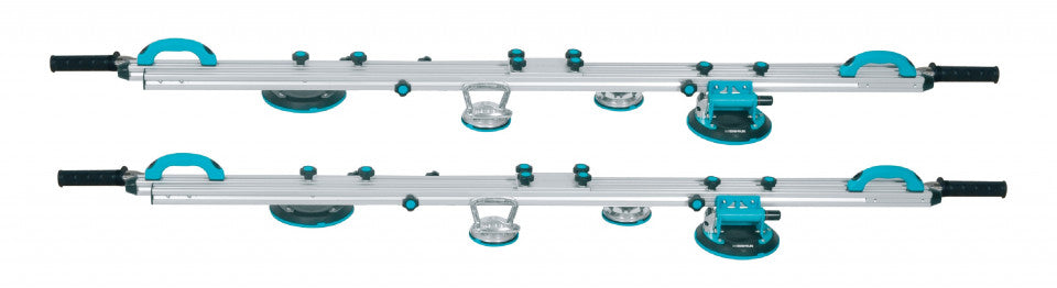 Sistem de transport cu 4 ventuze cu vacuum + 6 ventuze clasice pt. placi mari, 320cm, 130kg - BIHUI-LFCSV4
