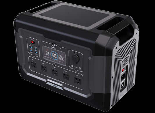 Statie acumulator portabil cu incarcare rapida - FastCharge, LiFePO4 - Generator Solar Power Station - 2500W, 2048Wh - CNO-PS2