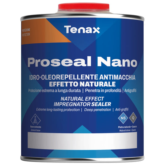 Tratament de protecție pt. rosturi împotriva petelor, hidrofob si oleofob, cu efect natural, Tenax Proseal Nano, 1litru