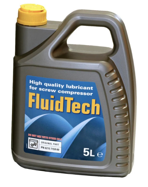 Ulei pentru compresoare cu surub FLUIDTECH, bidon 5 LT - ABAC-6215715900