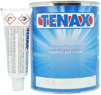 Adeziv / mastic solid transparent, pt. piatra naturala si quartz - Tenax Solido 0.75lt + catalizator tub 45ml