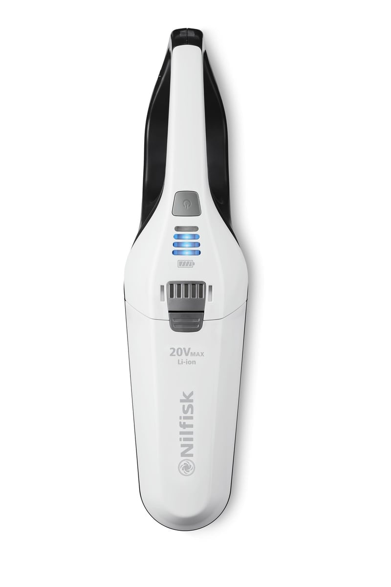 Aspirator de mana cu acumulator, Quick 20VMAX ALB fara accesorii - 115W, 0.6litri - Nilfisk-128390016