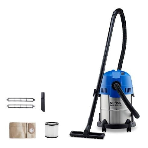 Aspirator Umed/Uscat BUDDY II 18 INOX - 1200W, 18 litri - Nilfisk-18451129