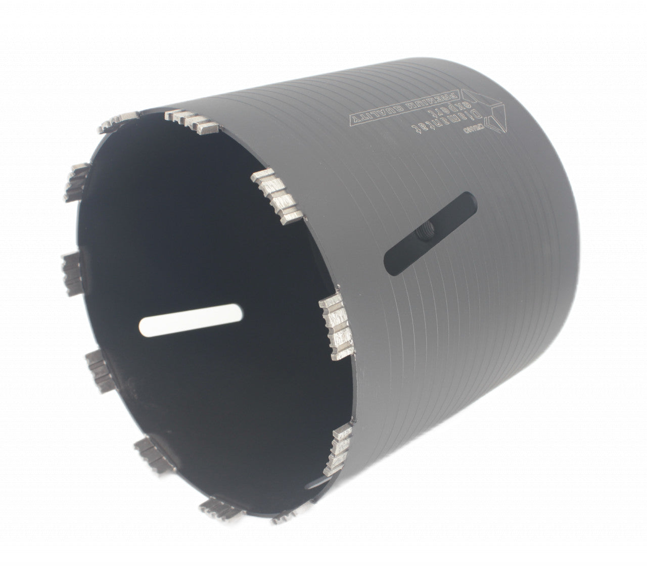 Carota diamantata PREMIUM ø202mm x 180mm x M16 pentru gaurire Beton armat, Zidarie, Granit - DXDY.P0117.202