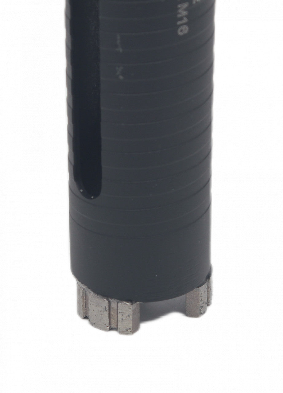 Carota diamantata PREMIUM ø38mm x 180mm x M16 pentru gaurire Beton armat, Zidarie, Granit - DXDY.P0117.38