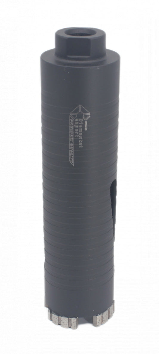 Carota diamantata PREMIUM ø52mm x 180mm x M16 pentru gaurire Beton armat, Zidarie, Granit - DXDY.P0117.52