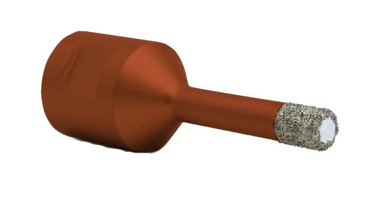 Carota diamantata pt. gresie portelanata & piatra - diam. 10mm -cu ceara- Profesional Standard - DXDY.REDrill.10