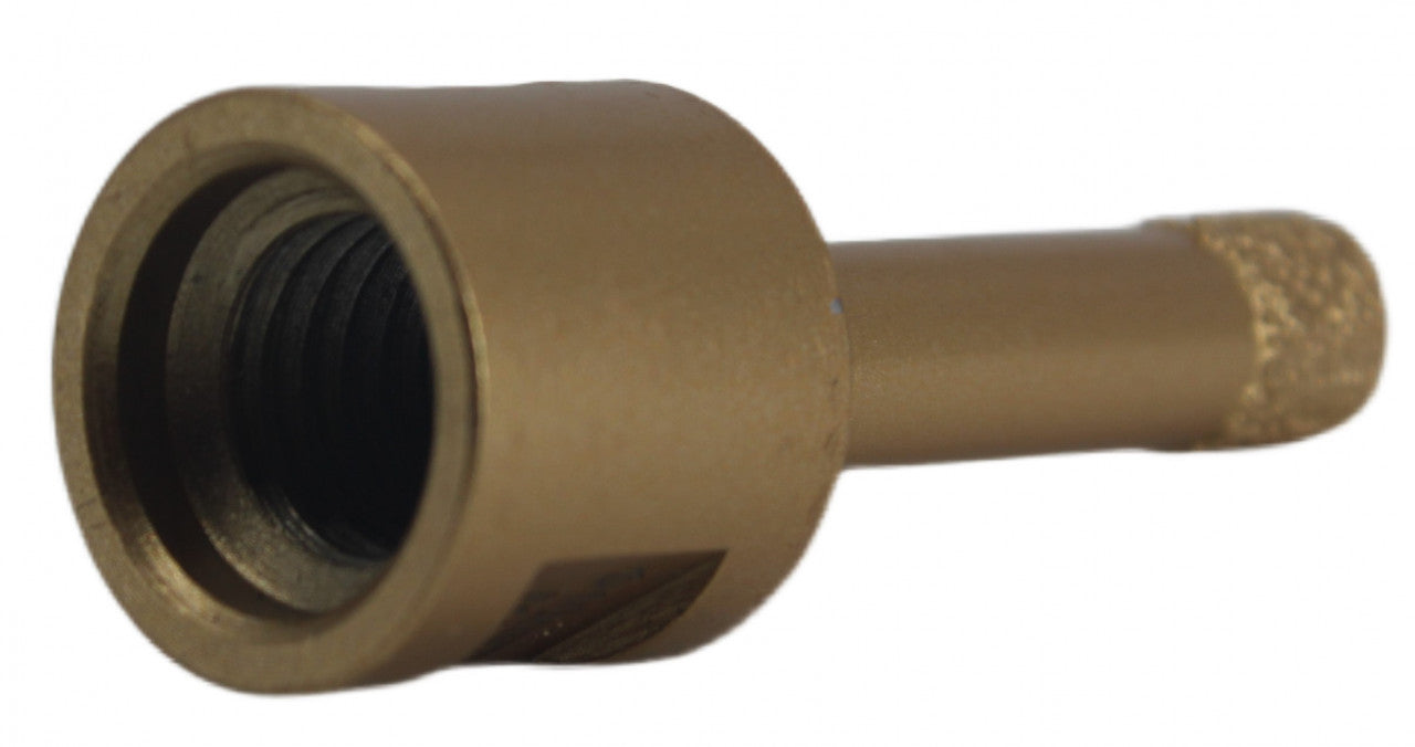 Carota diamantata pt. gresie portelanata & piatra - diam. 10mm -cu ceara- Premium - DXDY.GOLDrill.10