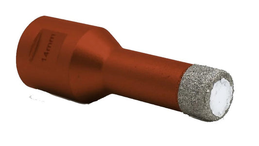 Carota diamantata pt. gresie portelanata & piatra - diam. 12mm -cu ceara- Profesional Standard - DXDY.REDrill.12