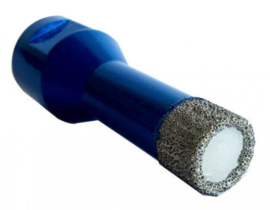 Carota diamantata pt. gresie portelanata & piatra - diam. 12mm -cu ceara- Super Premium - DXDH.80407.012.W