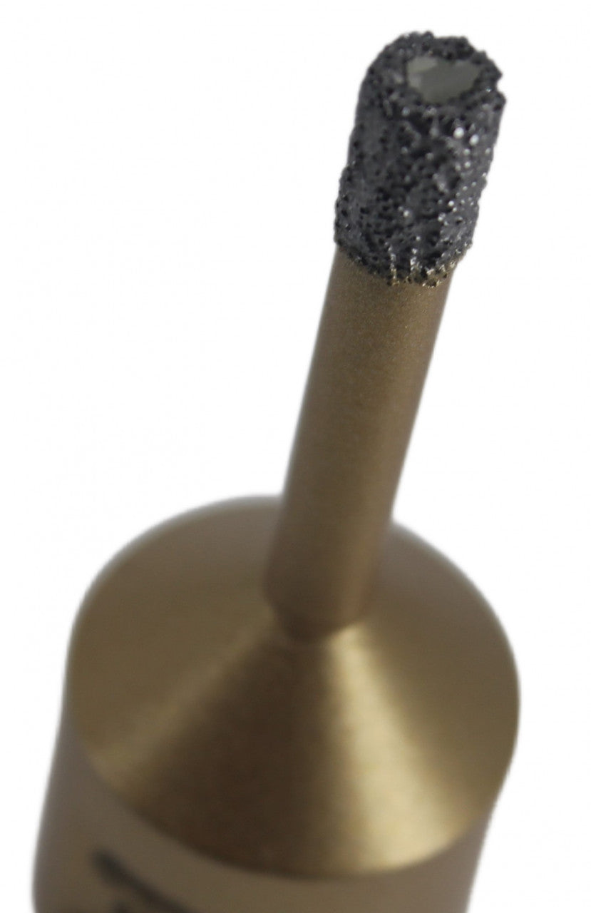 Carota diamantata pt. gresie portelanata & piatra - diam. 6mm -cu ceara- Premium - DXDY.GOLDrill.06