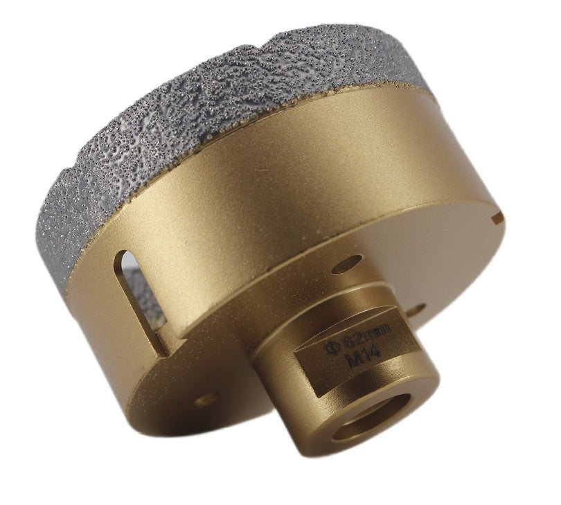 Carota diamantata pt. gresie portelanata & piatra - diam. 82mm - Premium - DXDY.GOLDrill.82