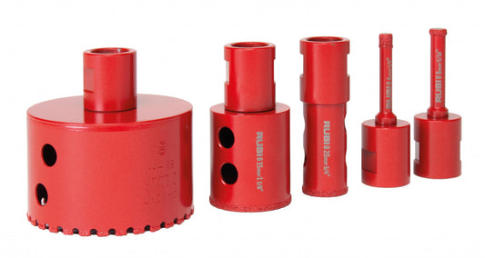 Carota diamantata pt. portelan, placi ceramice DryGres Premium 8mm - RUBI-6918