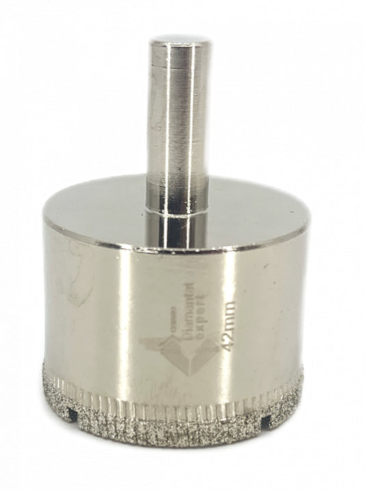 Carota diamantata WETDrill 42mm - gaurire cu apa pt. portelan, faianta, gresie etc. - Profesional Standard. - DXDY.WETDrill.42