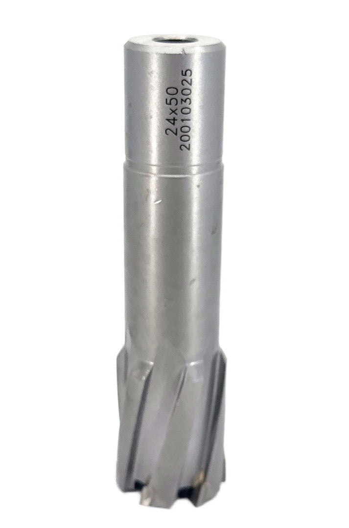 Carota pt. otel din carbura de tungsten, ∅24mm, h=50mm, cu prindere Weldon - DXDY.P-TCT-50.24.W