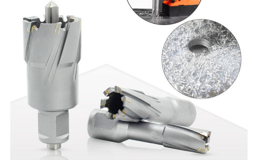 Carota pt. otel din carbura de tungsten, ⌀ 12mm, h=50mm, cu prindere Weldon - DXDY.P-TCT-50.12.W