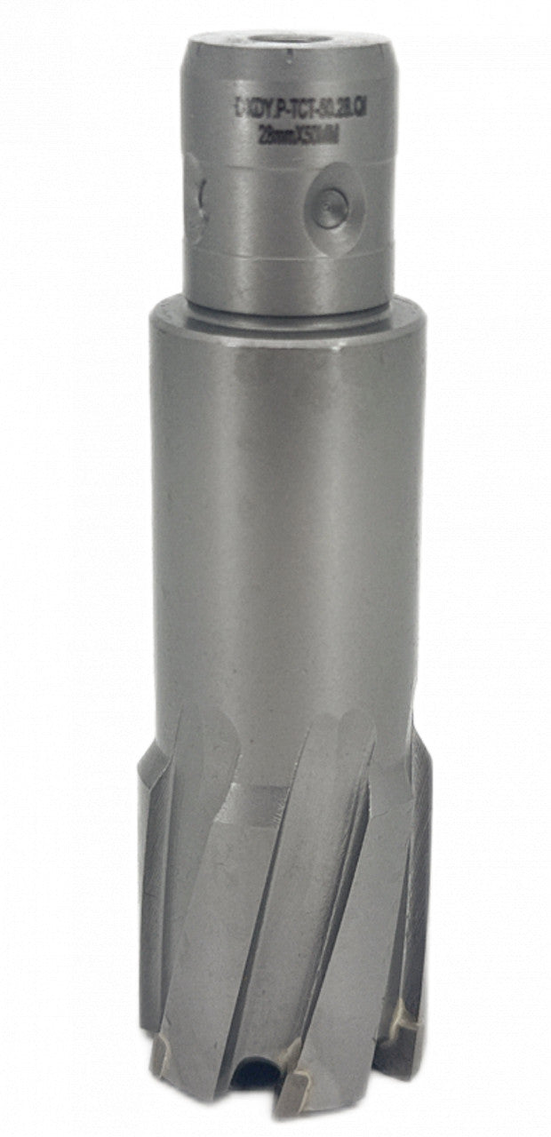 Carota pt. otel din carbura de tungsten, ⌀ 28mm, h=50mm, cu prindere Quick-IN - DXDY.P-TCT-50.28.QI