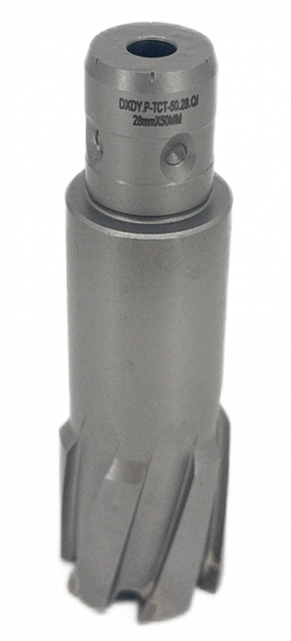 Carota pt. otel din carbura de tungsten, ⌀ 28mm, h=50mm, cu prindere Quick-IN - DXDY.P-TCT-50.28.QI