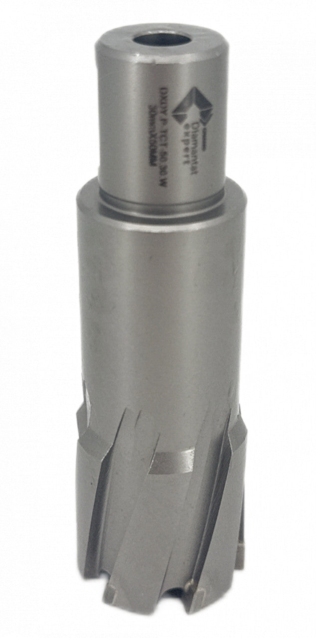 Carota pt. otel din carbura de tungsten, ⌀ 30mm, h=50mm, cu prindere Weldon - DXDY.P-TCT-50.30.W