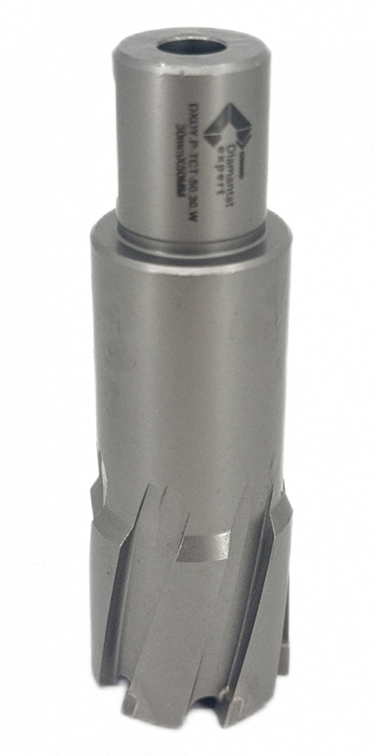 Carota pt. otel din carbura de tungsten, ⌀ 30mm, h=50mm, cu prindere Weldon - DXDY.P-TCT-50.30.W