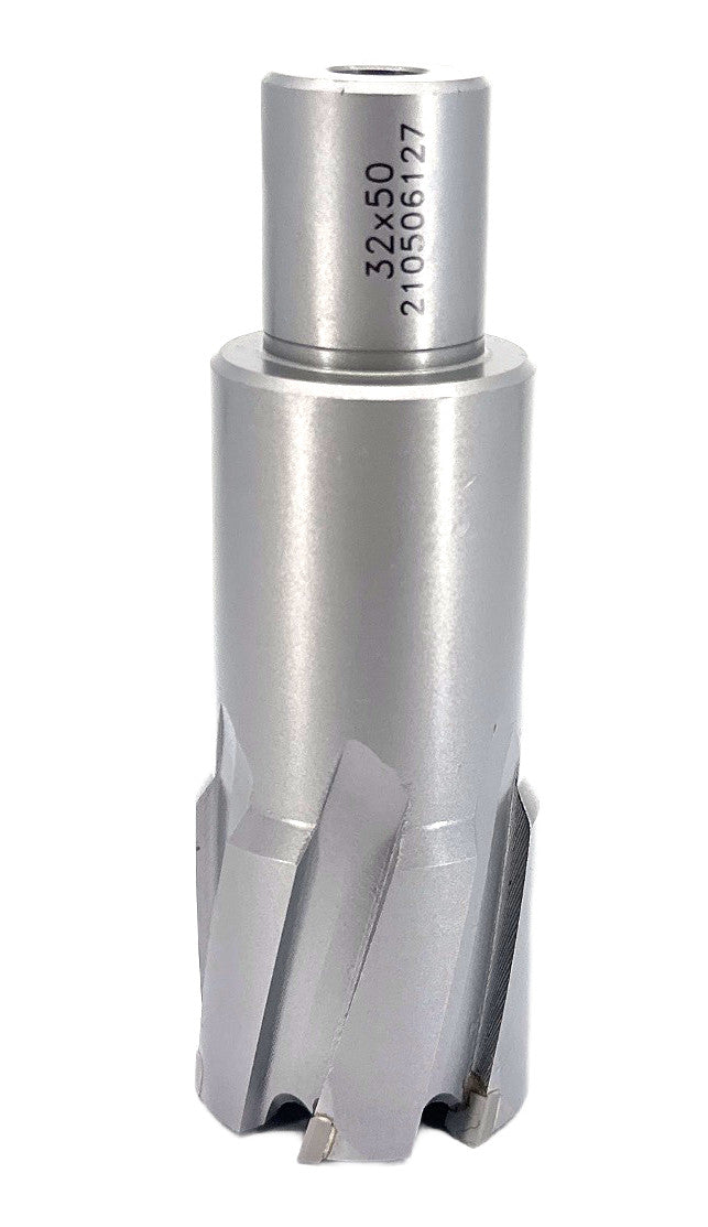 Carota pt. otel din carbura de tungsten, ⌀ 32mm, h=50mm, cu prindere Weldon - DXDY.P-TCT-50.32.W