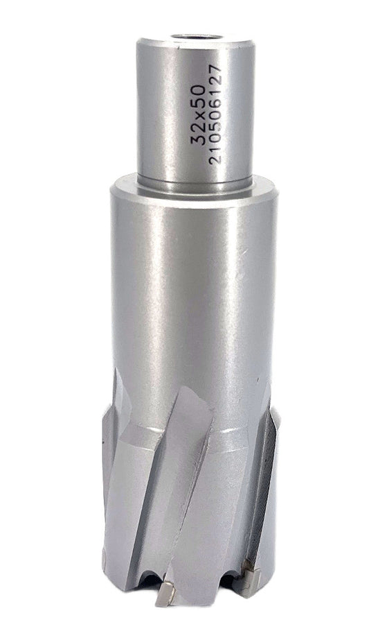 Carota pt. otel din carbura de tungsten, ⌀ 32mm, h=50mm, cu prindere Weldon - DXDY.P-TCT-50.32.W