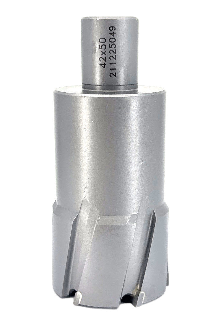 Carota pt. otel din carbura de tungsten, ⌀ 42mm, h=50mm, cu prindere Weldon - DXDY.P-TCT-50.42.W