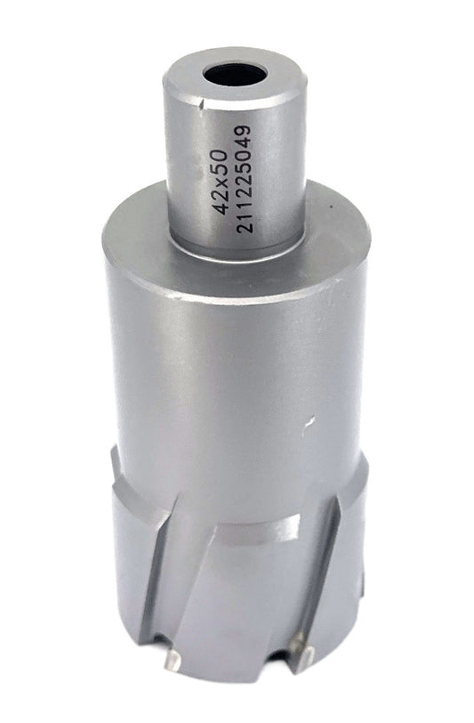 Carota pt. otel din carbura de tungsten, ⌀ 42mm, h=50mm, cu prindere Weldon - DXDY.P-TCT-50.42.W