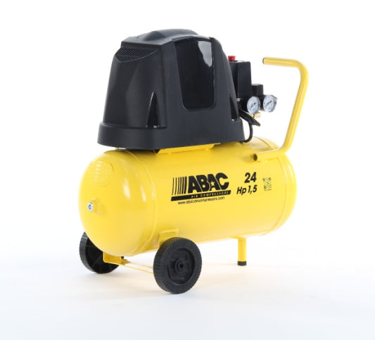 Compresor de aer cu piston - 1.1 kW, 160 L/min, 8 bari - Rezervor 24 Litri - ABAC-POLE-POSITION-B15-BASELINE