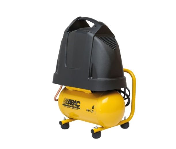 Compresor de aer cu piston - 1.1 kW, 160 L/min, 8 bari - Rezervor 6 Litri - ABAC-VENTO-B15-BASELINE