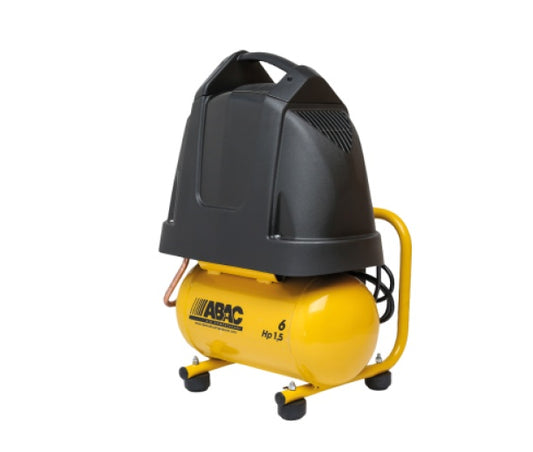 Compresor de aer cu piston - 1.1 kW, 160 L/min, 8 bari - Rezervor 6 Litri - ABAC-VENTO-B15-BASELINE