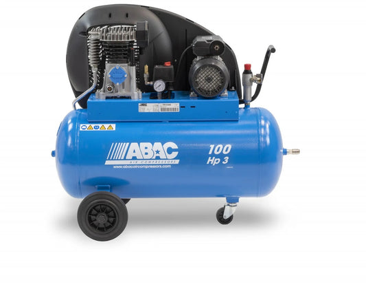 Compresor de aer cu piston - 2.2 kW, 320 L/min, 10 bari - Rezervor 100 Litri - ABAC-A29B-100-CM3