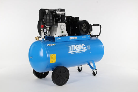 Compresor de aer cu piston - 400V, 5.6 kW, 827 L/min, 10 bari - Rezervor 270 Litri - ABAC-PRO-B6000/270-CT7.5-V400-CE