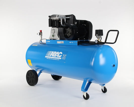 Compresor de aer cu piston - 5.5 kW, 827 L/min, 11 bari - Rezervor 500 Litri - ABAC-PRO-B6000-500-CT7.5-V400-CE