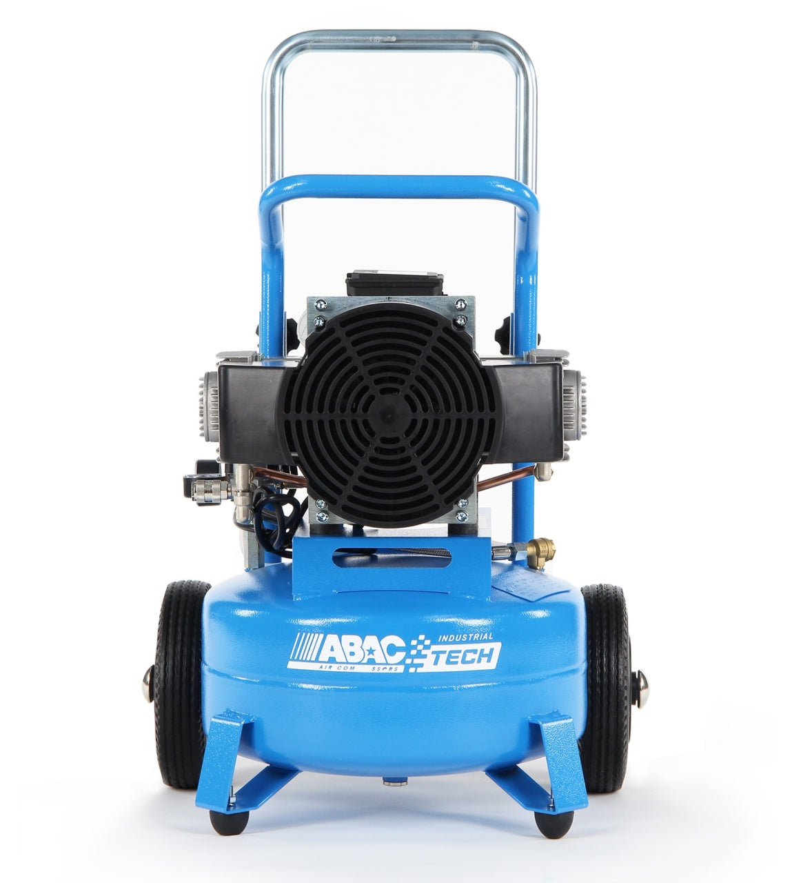 Compresor de aer cu piston fara ulei, silentios - 2.2 kW, 330 L/min, 10 bari - Rezervor 24 litri - ABAC-ATF-S-3-24-10-230/1/50CE