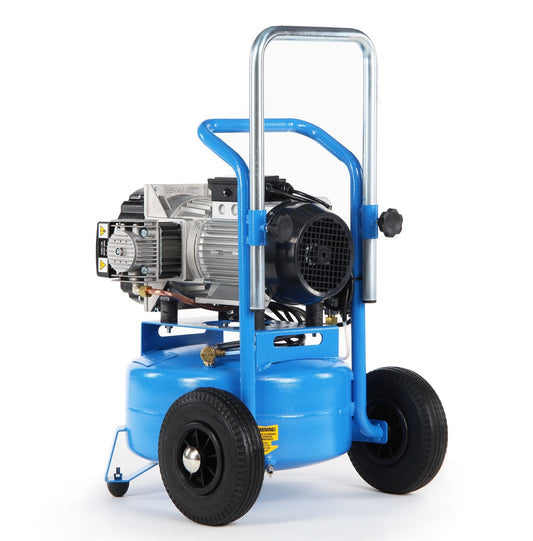 Compresor de aer cu piston fara ulei, silentios - 2.2 kW, 330 L/min, 10 bari - Rezervor 24 litri - ABAC-ATF-S-3-24-10-230/1/50CE