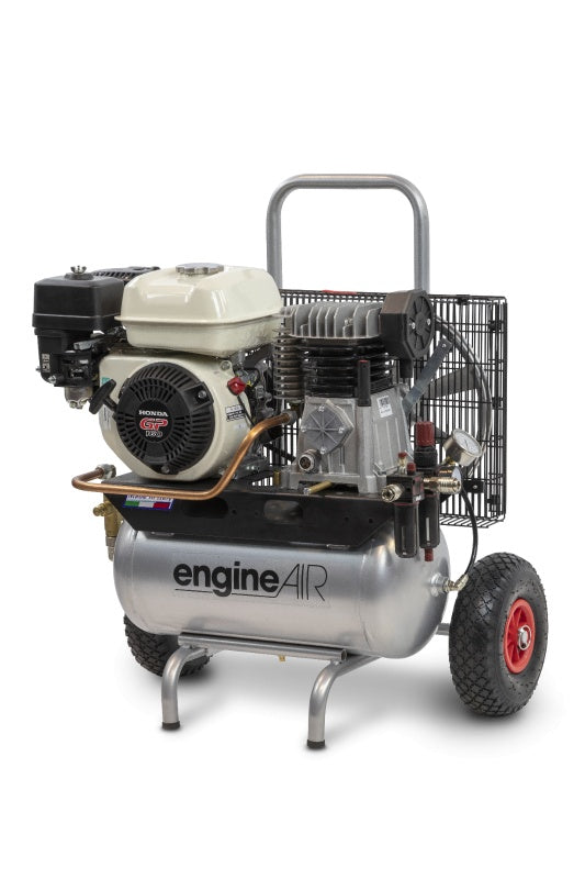 Compresor de aer cu piston, motor Honda - 3.5 kW, 320 L/min, 10 bari - Rezervor 22 Litri - ABAC-engineAIR-4/22-10-Petrol