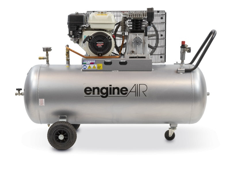 Compresor de aer cu piston, motor Honda - 3.57 kW, 411 L/min, 10 bari - Rezervor 200 Litri - ABAC-engineAIR-5/200-10-Petrol