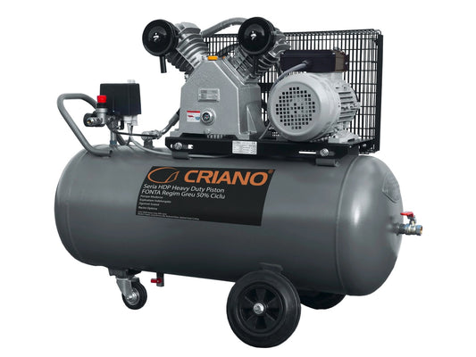 Compresor de aer HEAVY-DUTY Profesional cu piston 3CP, 430 L/min, 10bar - Rezervor 100 litri - CNO-HDP430-100M