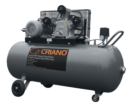 Compresor de aer HEAVY-DUTY Profesional cu piston 4CP, 550 L/min, 10bar - Rezervor 270 litri - CNO-HDP550-270