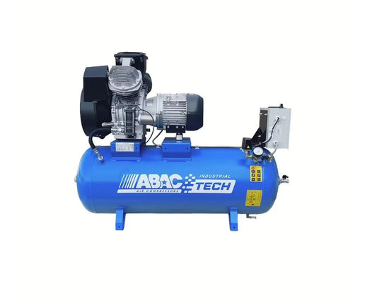 Compresor de aer, Industrial cu piston - 400V, 7.5 kW, 546 L/min, 20 bari - Rezervor 270 Litri - ABAC-ATH-10-270-20-400/3/50CE
