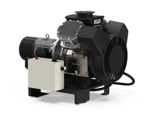 Compresor de aer, Industrial cu piston (doar compresorul) - 400V, 7.5 kW, 510 L/min, 30 bari - fara Rezervor - ABAC-ATH-10-BM-30-400/3/50YD-CE