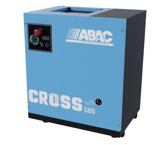 Compresor de aer profesional cu surub - 4 kW, 516 L/min, 10 bari - ABAC-CROSS-500-10-400/50-MEBB