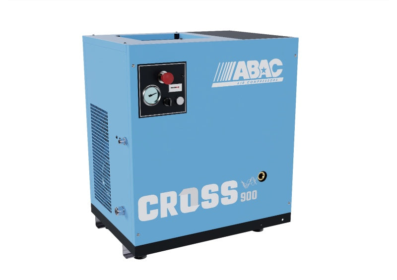 Compresor de aer profesional cu surub - 7.5 kW, 900 L/min, 10 bari - ABAC-CROSS-900-10-400/50