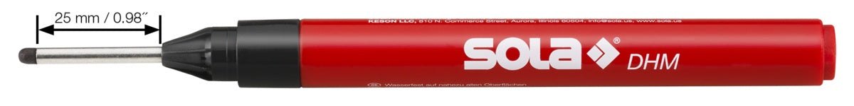 Creion marcator pt. gauri / spatii inguste DHM, 14.5cm - Sola-66071120