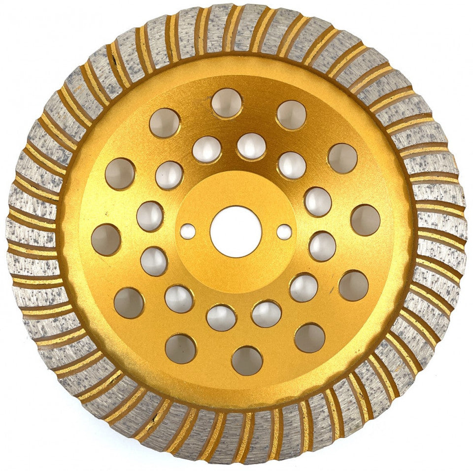 Cupa diamantata segment TURBO - Granit/Piatra 180x22.2mm Premium - DXDY.PTGC.180