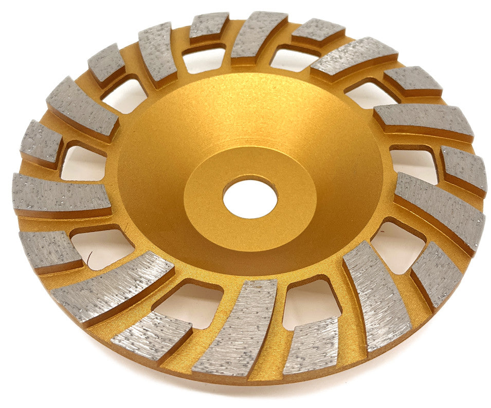 Disc cupa diamantata cu dinti alternativi pentru slefuire rapida de Beton si Abrazive 180mmx22,2mm PREMIUM - DXDY.PLCC.180