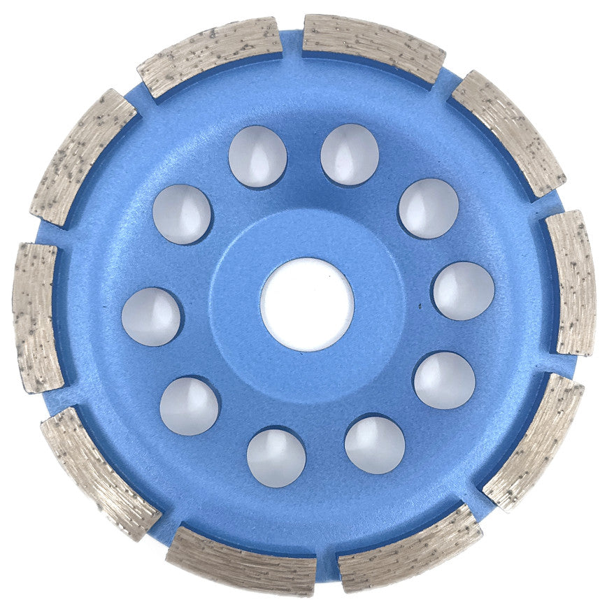 Disc cupa diamantata pentru slefuire Beton/Abrazive 125x22,2mm Standard Profesional - BlueLine - DXDY.BLEC.125